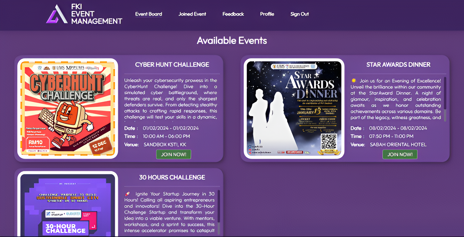 Event Management System